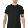 Bella + Canvas Mens Jersey Short Sleeve Crewneck T-Shirt - Vintage Black