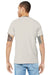 Bella + Canvas BC3001/3001 Mens Jersey Short Sleeve Crewneck T-Shirt Vintage White Model Back