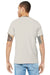 Bella + Canvas BC3001/3001C Mens Jersey Short Sleeve Crewneck T-Shirt Vintage White Model Back