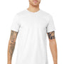 Bella + Canvas Mens Jersey Short Sleeve Crewneck T-Shirt - White