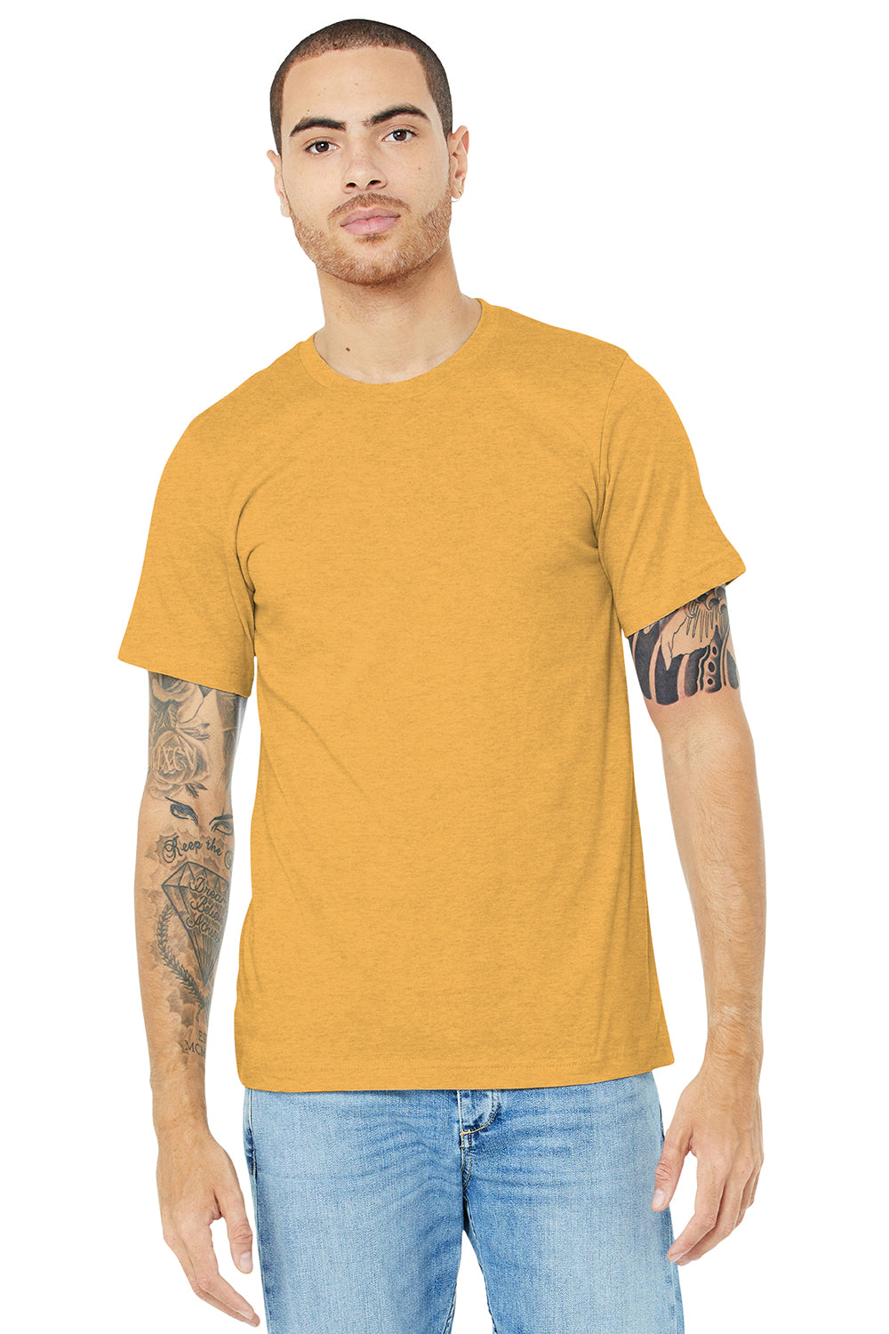 mustard yellow tie front top