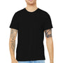 Bella + Canvas Mens USA Made Jersey Short Sleeve Crewneck T-Shirt - Black