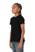 Bella + Canvas 3001Y Youth Jersey Short Sleeve Crewneck T-Shirt Black Model 3Q