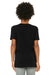 Bella + Canvas 3001Y Youth Jersey Short Sleeve Crewneck T-Shirt Black Model Back
