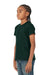 Bella + Canvas 3001Y Youth Jersey Short Sleeve Crewneck T-Shirt Heather Forest Green Model 3Q