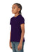Bella + Canvas 3001Y Youth Jersey Short Sleeve Crewneck T-Shirt Team Purple Model 3Q