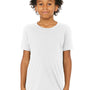 Bella + Canvas Youth Jersey Short Sleeve Crewneck T-Shirt - White