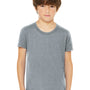 Bella + Canvas Youth Jersey Short Sleeve Crewneck T-Shirt - Heather Grey