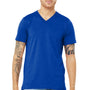 Bella + Canvas Mens Jersey Short Sleeve V-Neck T-Shirt - True Royal Blue