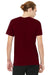 Bella + Canvas BC3005CVC Mens CVC Short Sleeve V-Neck T-Shirt Heather Cardinal Red Model Back