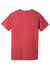 Bella + Canvas BC3005CVC Mens CVC Short Sleeve V-Neck T-Shirt Heather Red Flat Back
