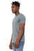 Bella + Canvas BC3301/3301C/3301 Mens Jersey Short Sleeve Crewneck T-Shirt Heather Grey Model 3Q