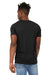 Bella + Canvas BC3301/3301C/3301 Mens Jersey Short Sleeve Crewneck T-Shirt Heather Black Model Back