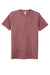 Bella + Canvas BC3301/3301C/3301 Mens Jersey Short Sleeve Crewneck T-Shirt Heather Mauve Flat Front