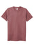 Bella + Canvas BC3301/3301 Mens Jersey Short Sleeve Crewneck T-Shirt Heather Mauve Flat Front