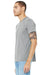 Bella + Canvas BC3413/3413C/3413 Mens Short Sleeve Crewneck T-Shirt Athletic Grey Model 3Q
