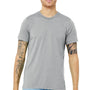 Bella + Canvas Mens Short Sleeve Crewneck T-Shirt - Athletic Grey