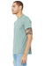 Bella + Canvas BC3413/3413C/3413 Mens Short Sleeve Crewneck T-Shirt Dusty Blue Model 3Q