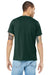 Bella + Canvas BC3413/3413C/3413 Mens Short Sleeve Crewneck T-Shirt Emerald Green Model Back