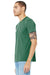 Bella + Canvas BC3413/3413C/3413 Mens Short Sleeve Crewneck T-Shirt Grass Green Model 3Q