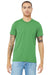 Bella + Canvas BC3413/3413C/3413 Mens Short Sleeve Crewneck T-Shirt Green Model Front