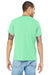 Bella + Canvas BC3413/3413C/3413 Mens Short Sleeve Crewneck T-Shirt Mint Green Model Back