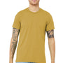Bella + Canvas Mens Short Sleeve Crewneck T-Shirt - Mustard Yellow