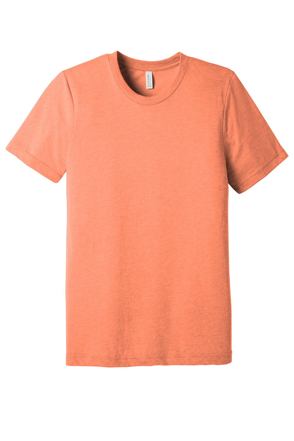 Bella + Canvas BC3413/3413C/3413 Mens Short Sleeve Crewneck T-Shirt Orange Flat Front