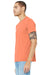 Bella + Canvas BC3413/3413C/3413 Mens Short Sleeve Crewneck T-Shirt Orange Model 3Q