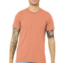Bella + Canvas Mens Short Sleeve Crewneck T-Shirt - Sunset Orange