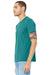 Bella + Canvas BC3413/3413C/3413 Mens Short Sleeve Crewneck T-Shirt Teal Green Model 3Q