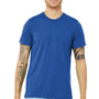 Bella + Canvas Mens Short Sleeve Crewneck T-Shirt - True Royal Blue
