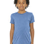 Bella + Canvas Youth Short Sleeve Crewneck T-Shirt - Blue
