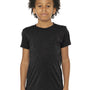 Bella + Canvas Youth Short Sleeve Crewneck T-Shirt - Charcoal Black