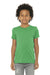 Bella + Canvas 3413Y Youth Short Sleeve Crewneck T-Shirt Green Model Front
