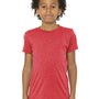 Bella + Canvas Youth Short Sleeve Crewneck T-Shirt - Red