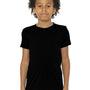 Bella + Canvas Youth Short Sleeve Crewneck T-Shirt - Solid Black
