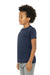 Bella + Canvas 3413Y Youth Short Sleeve Crewneck T-Shirt Solid Navy Blue Model 3Q