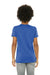 Bella + Canvas 3413Y Youth Short Sleeve Crewneck T-Shirt True Royal Blue Model Back