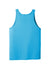 Bella + Canvas 3484 Mens Jersey Tank Top Aqua Blue Flat Back
