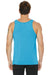 Bella + Canvas 3484 Mens Jersey Tank Top Aqua Blue Model Back