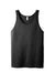 Bella + Canvas 3484 Mens Jersey Tank Top Charcoal Black Flat Front