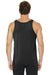 Bella + Canvas 3484 Mens Jersey Tank Top Charcoal Black Model Back