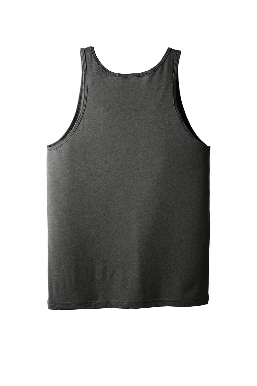 Bella + Canvas 3484 Mens Jersey Tank Top Grey Flat Back