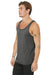 Bella + Canvas 3484 Mens Jersey Tank Top Grey Model 3Q