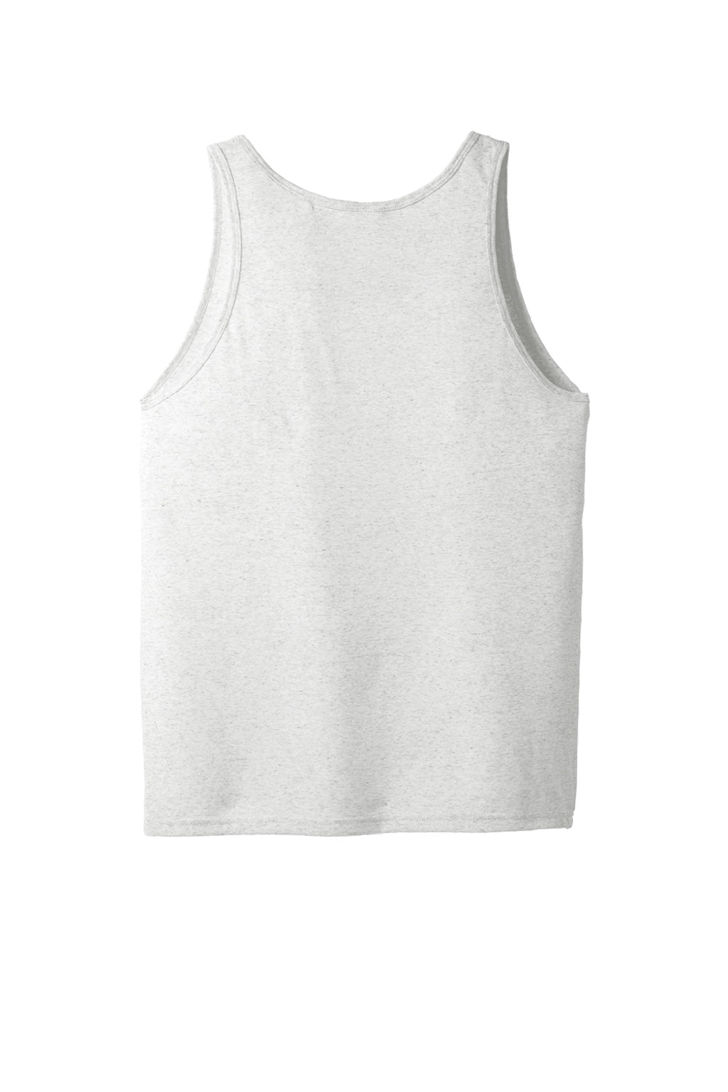 Bella + Canvas 3484 Mens Jersey Tank Top White Fleck Flat Back