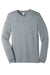Bella + Canvas BC3501CVC/3501CVC Mens CVC Long Sleeve Crewneck T-Shirt Heather Grey Flat Front