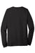 Bella + Canvas BC3501CVC/3501CVC Mens CVC Long Sleeve Crewneck T-Shirt Heather Black Flat Back