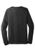 Bella + Canvas BC3501/3501 Mens Jersey Long Sleeve Crewneck T-Shirt Charcoal Black Triblend Flat Back