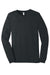 Bella + Canvas BC3501CVC/3501CVC Mens CVC Long Sleeve Crewneck T-Shirt Heather Dark Grey Flat Front